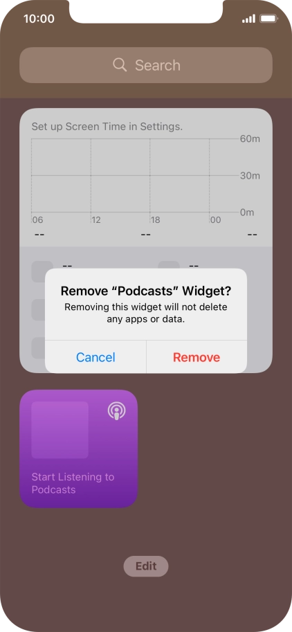 Press Remove. Press Remove.