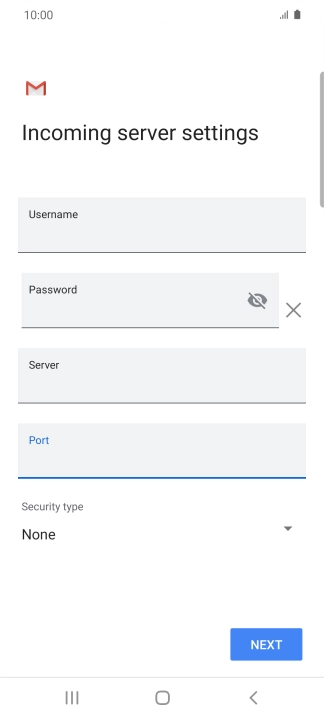 Press the drop down list below Press the drop down list below