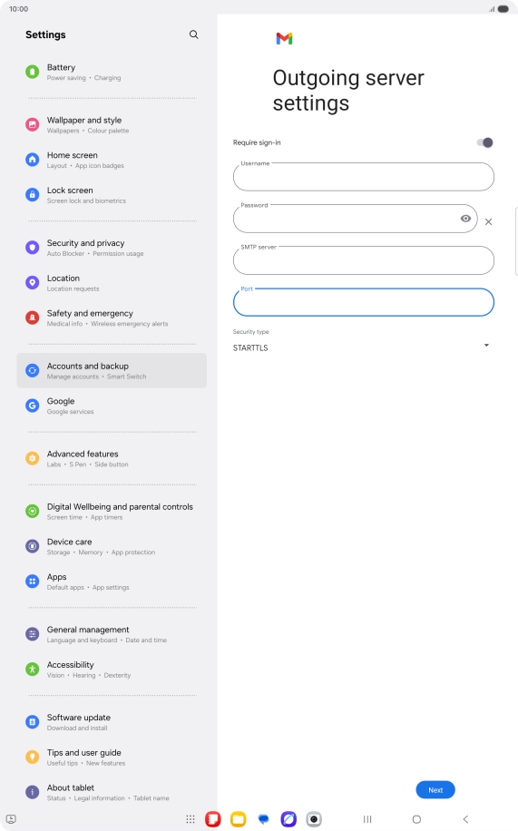 Press the drop down list below Press the drop down list below