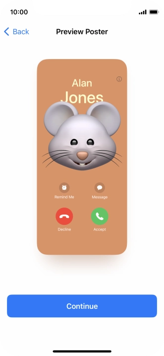 Press Continue. Press Continue.