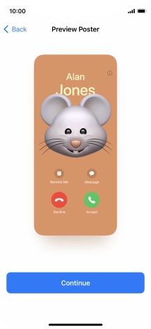 Press Continue. Press Continue.