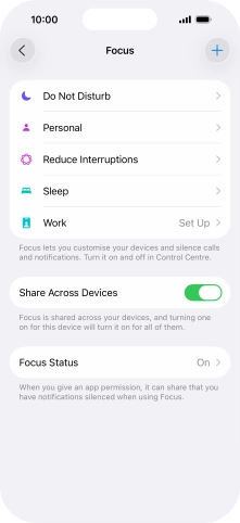 Press Do Not Disturb. Press Do Not Disturb.