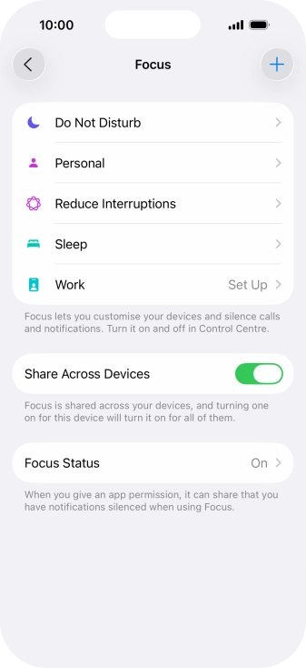 Press Do Not Disturb. Press Do Not Disturb.