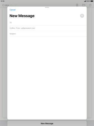 Press To: and key in the first letters of the recipient's name. Press To: and key in the first letters of the recipient's name.