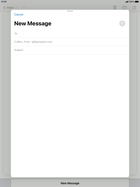 Press To: and key in the first letters of the recipient's name. Press To: and key in the first letters of the recipient's name.