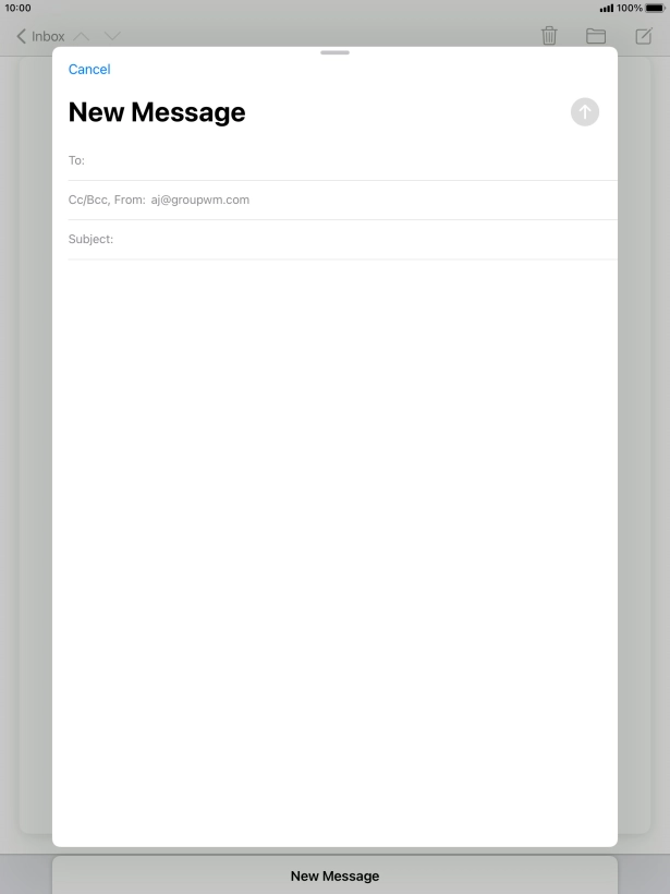 Press To: and key in the first letters of the recipient's name. Press To: and key in the first letters of the recipient's name.