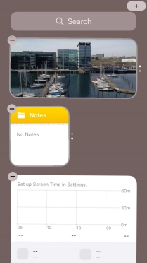 Press the Home key. Press the Home key.