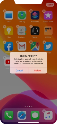 Press Delete. Press Delete.