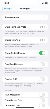 Press the indicator next to Press the indicator next to