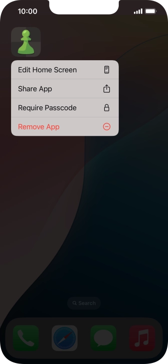 Press Require Passcode. Press Require Passcode.