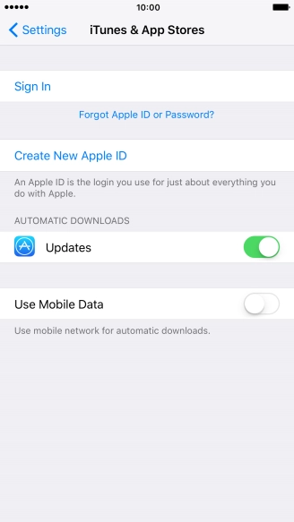 If you don t have an Apple ID, press Create New Apple ID and follow the instructions on the screen to create an Apple ID. If you don t have an Apple ID, press Create New Apple ID and follow the instructions on the screen to create an Apple ID.