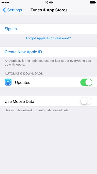 If you don t have an Apple ID, press Create New Apple ID and follow the instructions on the screen to create an Apple ID. If you don t have an Apple ID, press Create New Apple ID and follow the instructions on the screen to create an Apple ID.