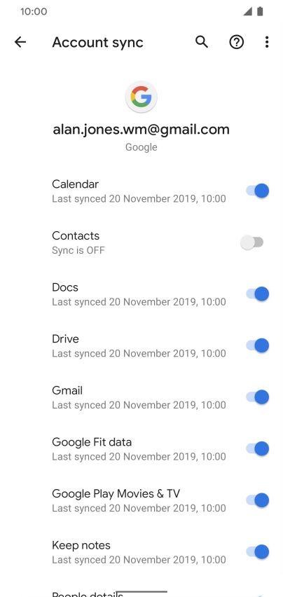 Press the indicator next to Press the indicator next to