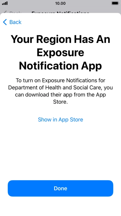 Press Show in App Store and follow the instructions on the screen to download and install the app. Press Show in App Store and follow the instructions on the screen to download and install the app.