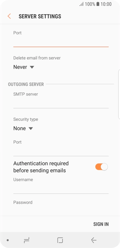 Press the drop down list below Press the drop down list below