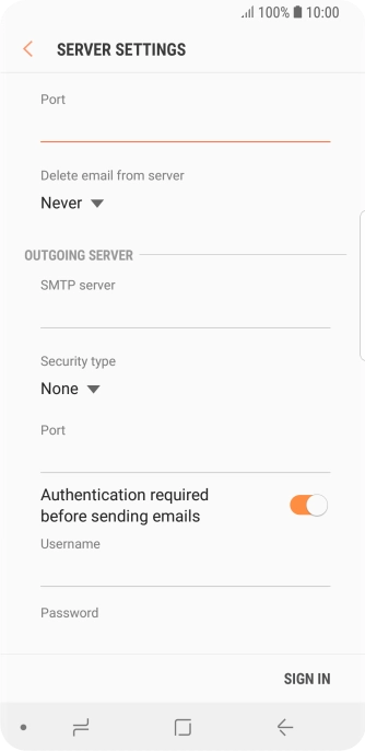 Press the drop down list below Press the drop down list below