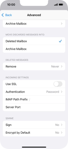 Press the indicator next to Press the indicator next to