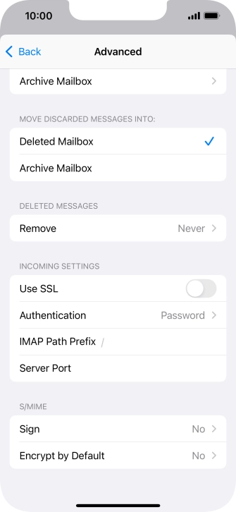 Press the indicator next to Press the indicator next to