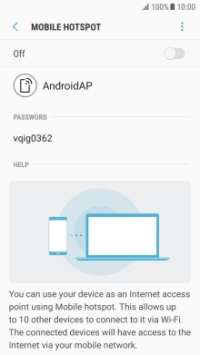 Press the menu icon. Press the menu icon.