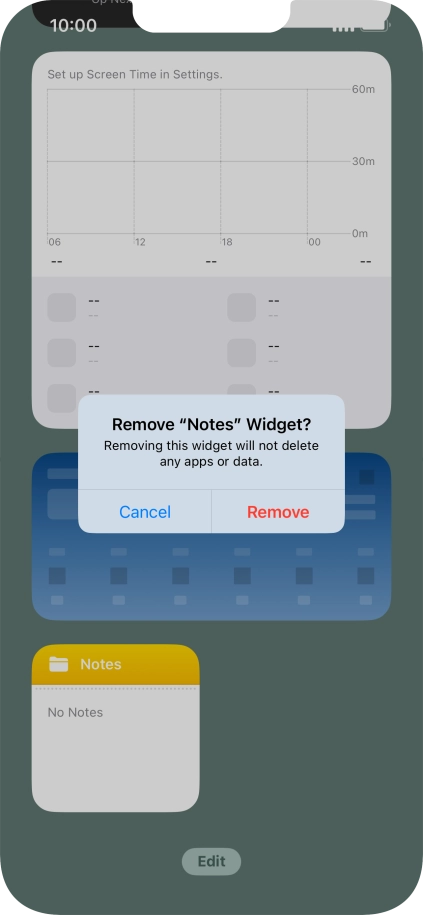 Press Remove. Press Remove.