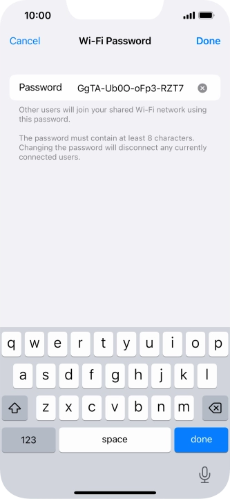 Press Done. Press Done.