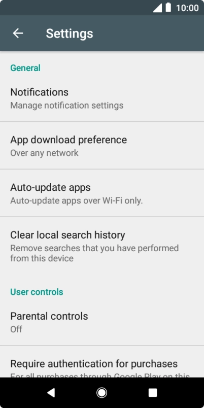 Press Auto-update apps. Press Auto-update apps.