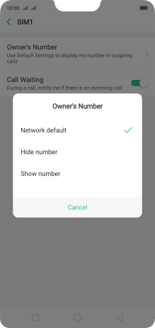 Press Show number to turn on caller identification. Press Show number to turn on caller identification.