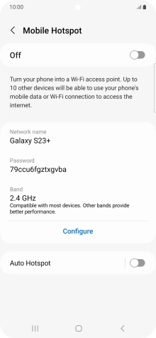 Press Configure. Press Configure.