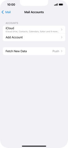 Press Add Account. Press Add Account.