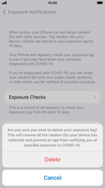 Press Delete. Press Delete.
