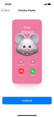 Press Continue. Press Continue.