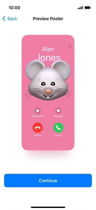 Press Continue. Press Continue.