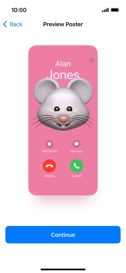 Press Continue. Press Continue.