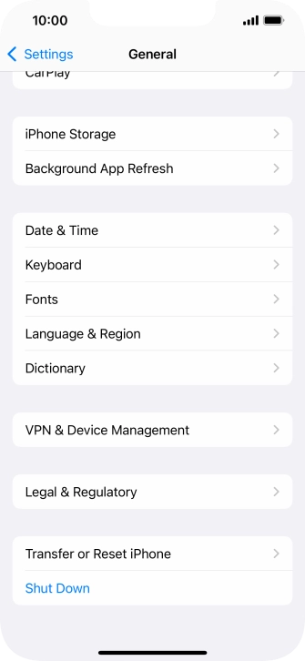 Press Transfer or Reset iPhone. Press Transfer or Reset iPhone.