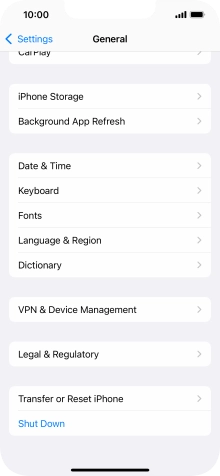 Press Transfer or Reset iPhone. Press Transfer or Reset iPhone.