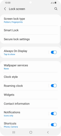 Press Screen lock type and key in the additional phone lock code you created earlier. Press Screen lock type and key in the additional phone lock code you created earlier.
