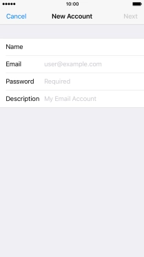 Press Email and key in your email address. Press Email and key in your email address.