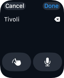 Press the microphone icon to turn on voice input. Press the microphone icon to turn on voice input.