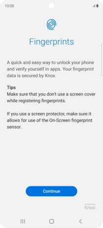 Press Continue. Press Continue.