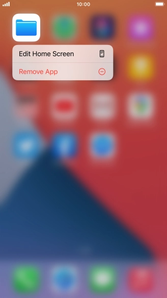 Press Remove app. Press Remove app.
