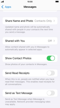 Press the indicator next to Press the indicator next to