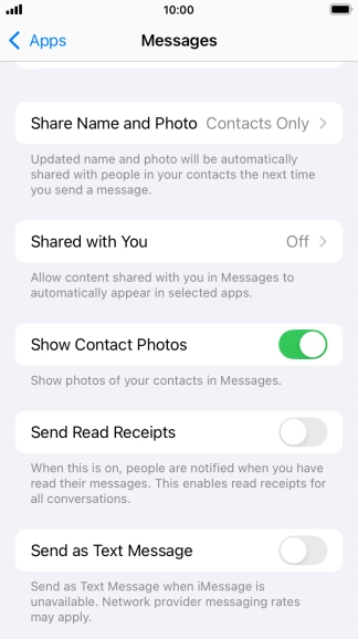Press the indicator next to Press the indicator next to