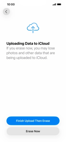 Press Erase Now. Press Erase Now.