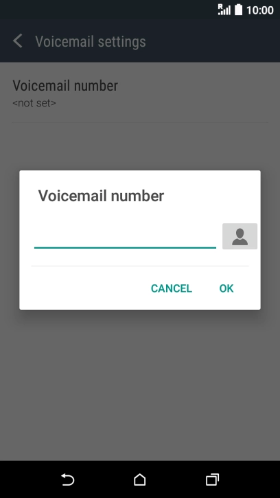 Key in +61414121121 and press OK. Key in +61414121121 and press OK.