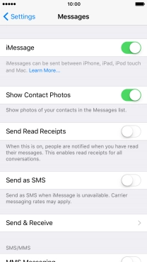 Press the indicator next to Press the indicator next to