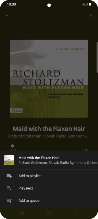 Press Add to playlist. Press Add to playlist.