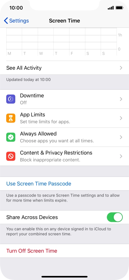Press the indicator next to Press the indicator next to