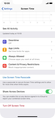 Press the indicator next to Press the indicator next to