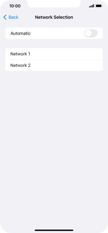 If you turn off the function, press the required network. If you turn off the function, press the required network.