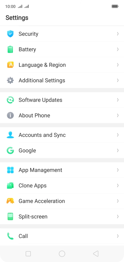 Press Additional Settings. Press Additional Settings.